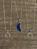 Lapis Crescent Necklace