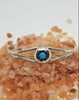 Circled Turq three pronged cuff