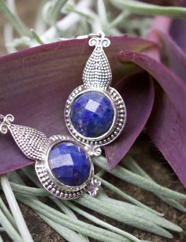 Lapis Pendulum Earrings