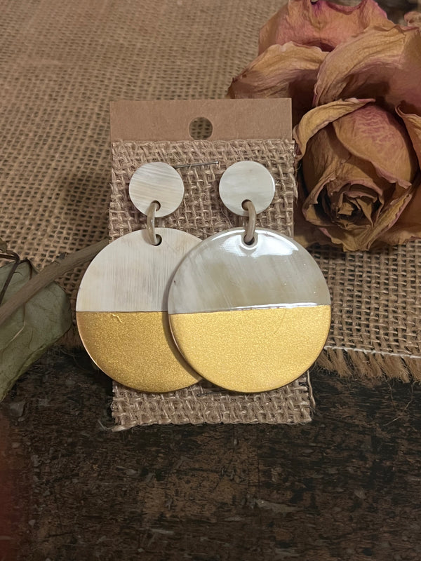 Gold Leaf Earrings