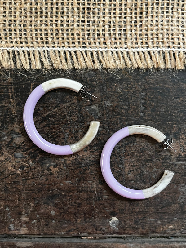 Lilac Hoops