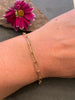Paperclip Gold Bracelet