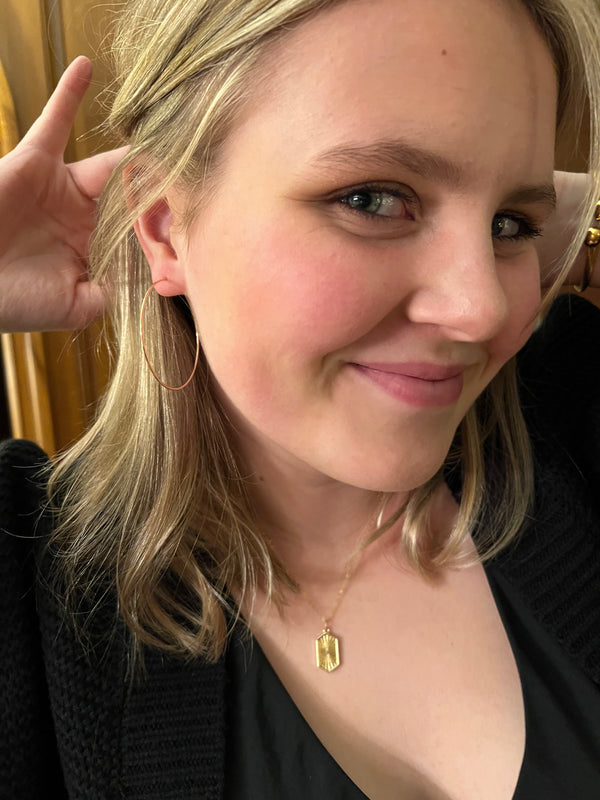 Golden Harper Hoops