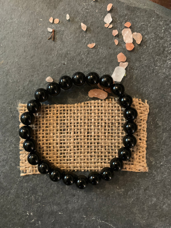 Black Onyx Stretch Bracelet