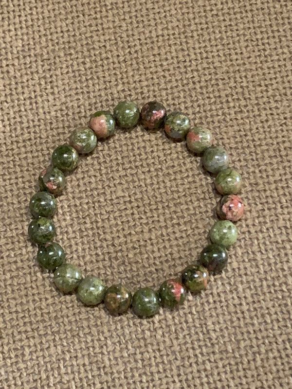 Unakite Stretch Bracelet