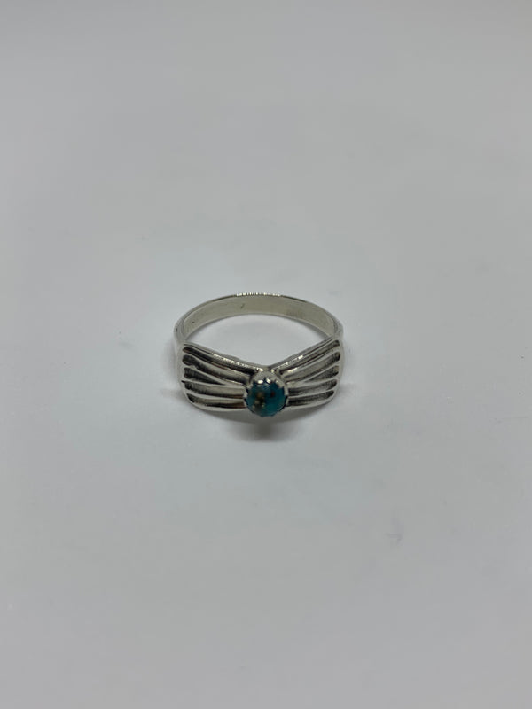 Turquoise Ribbon Ring
