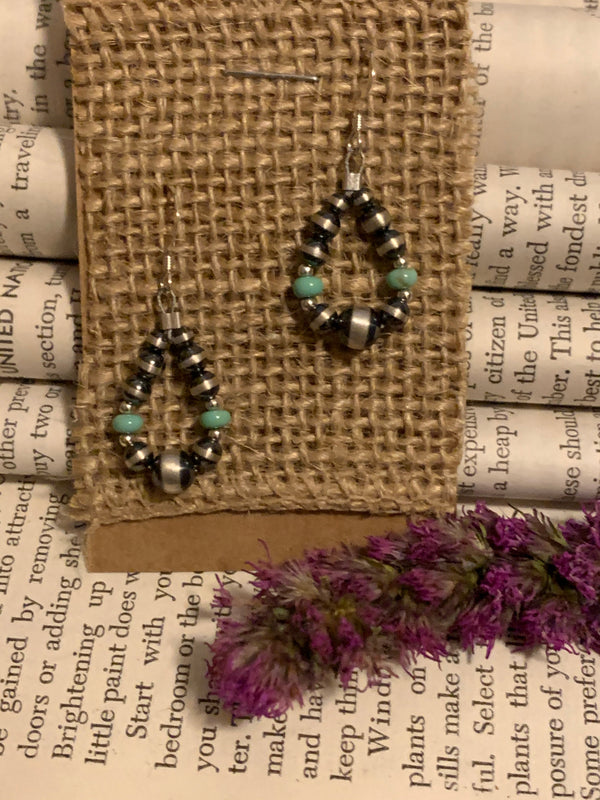 Amara Navajo Pearl Earrings